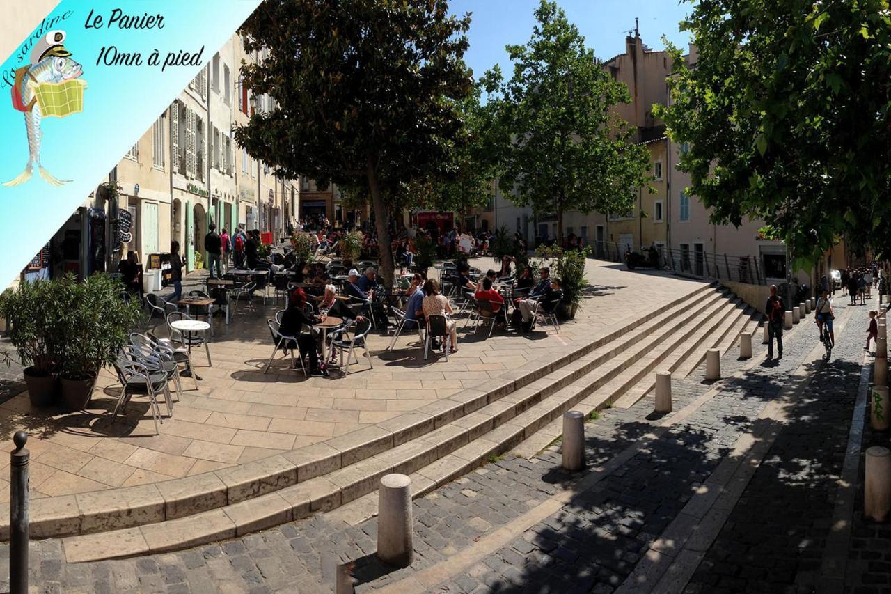 Apartmán La Butte Des Carmes - 3Mn Du Panier Marseille Exteriér fotografie